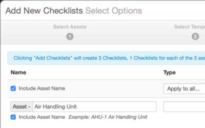 Create Checklists and Tests Without Asset Names – Customer Appreciation Summer Week 7